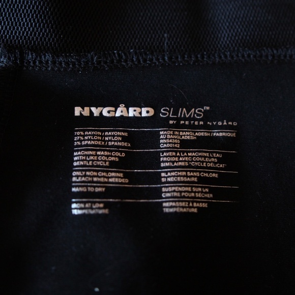 Nygard Slims by Peter Nygard Black Capri Pants Size S/P 6-8 - Picture 6 of 6